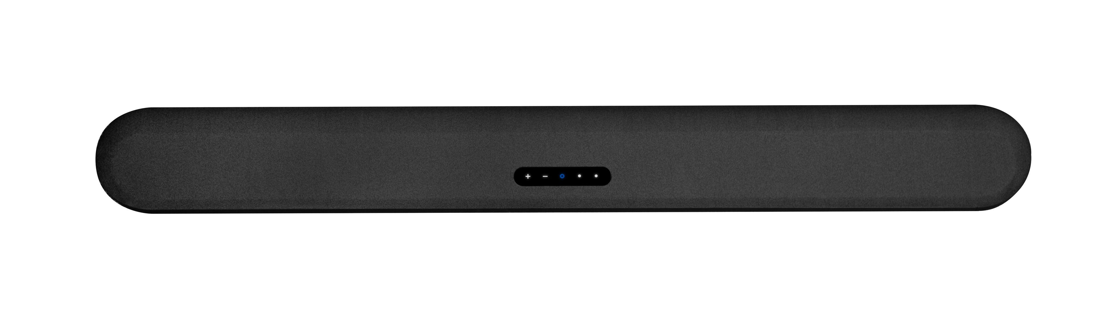 Left. Bluesound - Bluesound PULSE CINEMA Wireless Streaming Soundbar, Black - Black.
