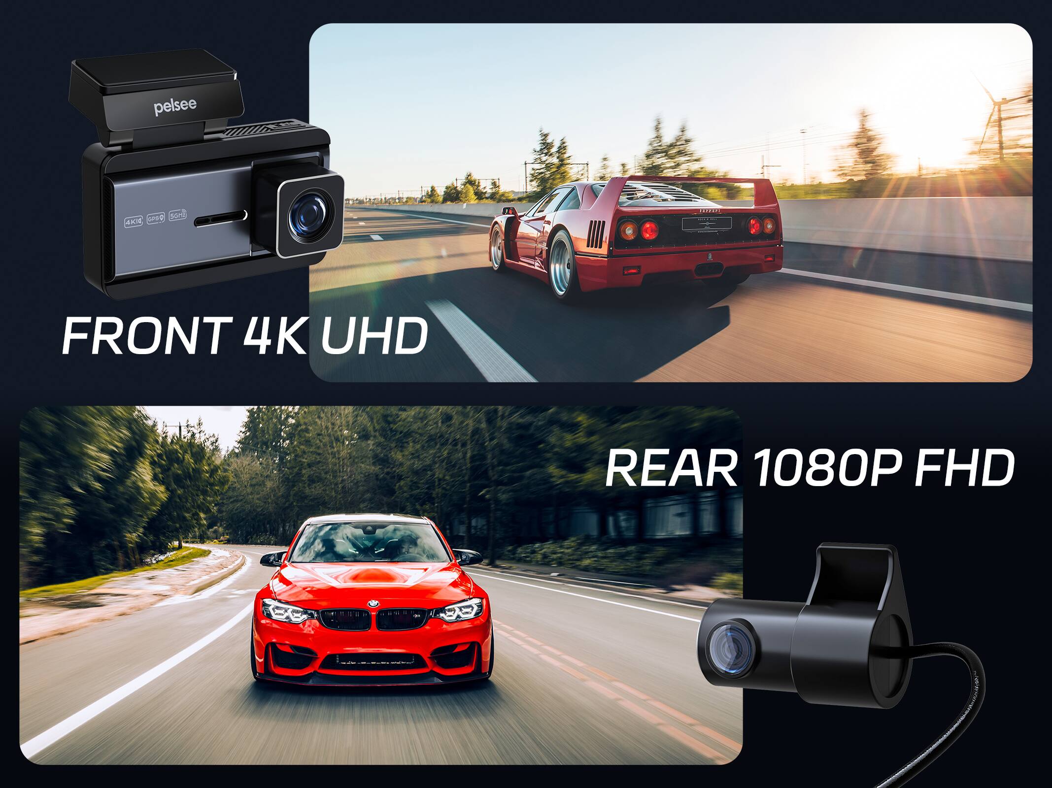 pelsee P Som ACC II NE I FRONT 4K UHD REAR 1080P FHD