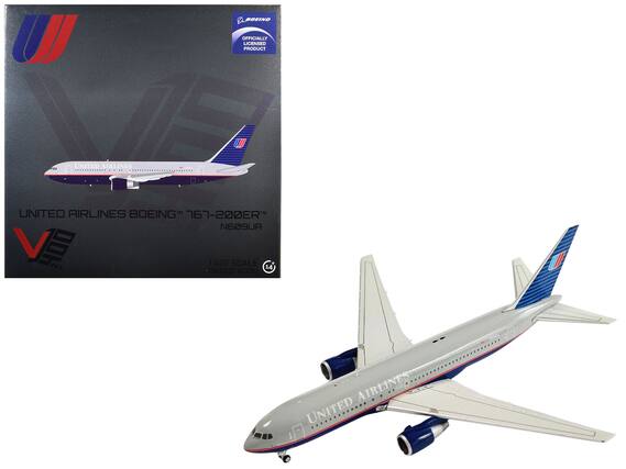 A BOEING
OFFICIALLY LICENSED PRODUCT
UNITED AIRLINES
UNITED AIRLINES BOEING 767-200ER N609UA DIECAST 1:400 SCALE MODEL 14+