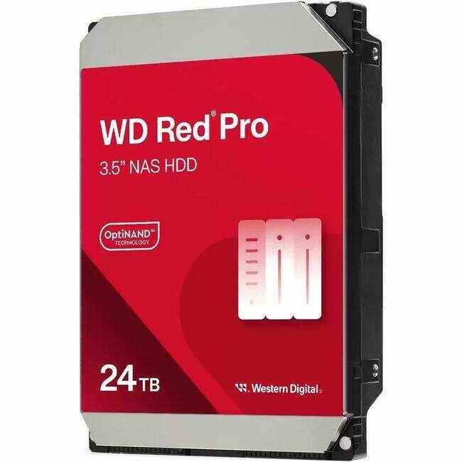 WD Red Pro  
3.5" NAS HDD  
OptiNAND Technology  
24TB  
Western Digital