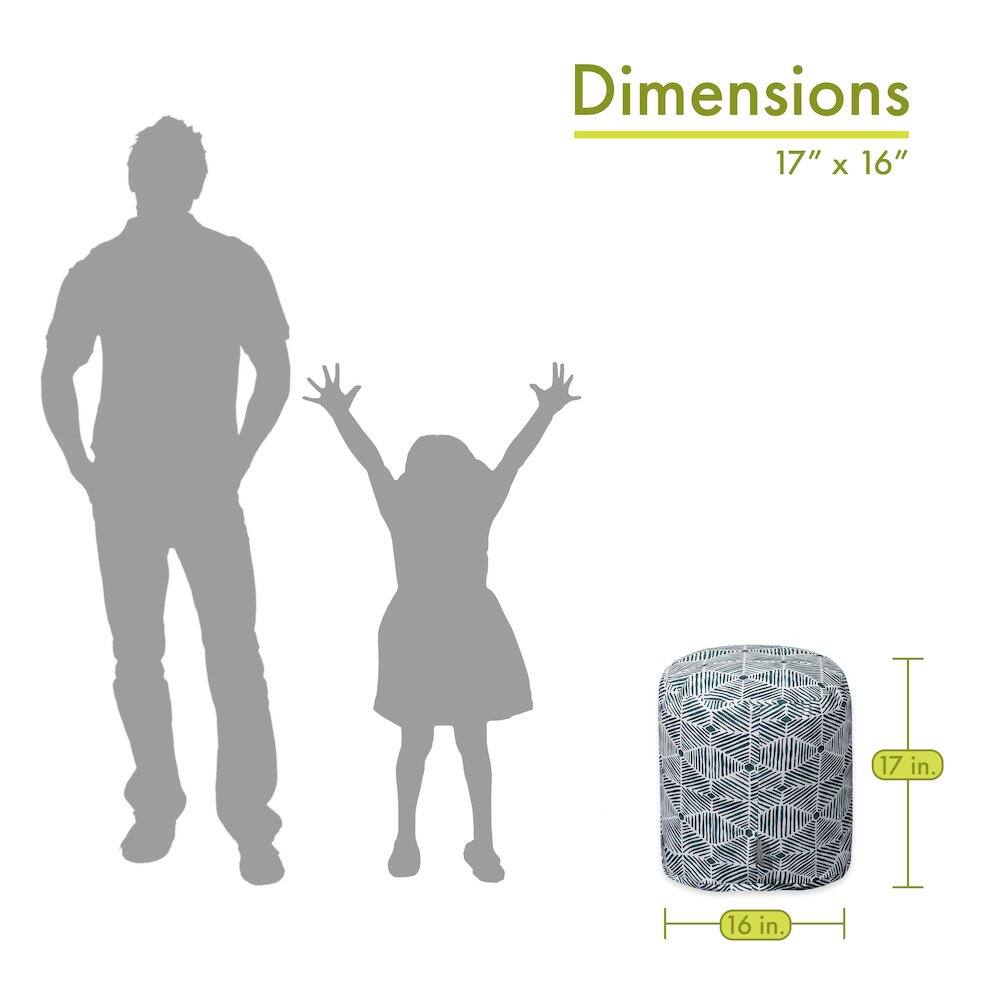 Dimensions: 17" x 16"