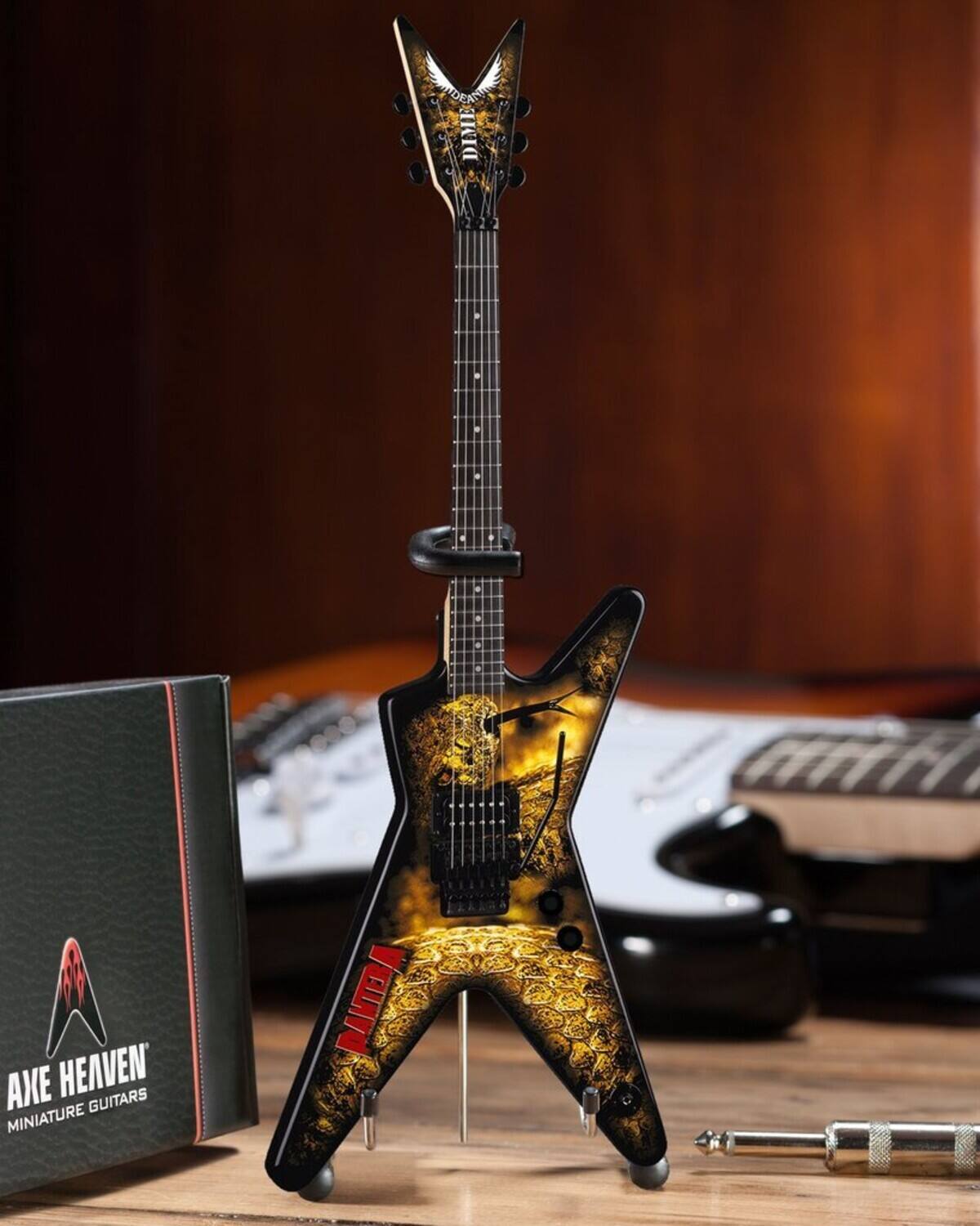 Dimebag Darrell - Axe Heaven Dimebag Darrell Pantera Dean The Great Southern Trendkill Mini Guitar - Collectibles