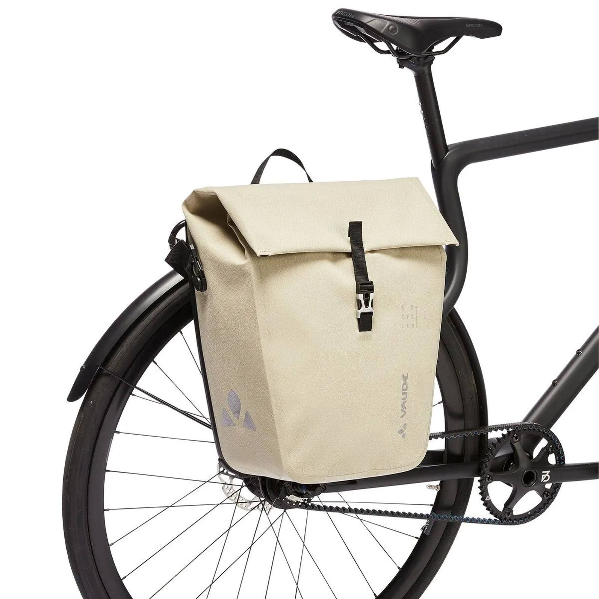 Alt View 3. VAUDE - Vaude ReCycle Pro Single Bike Bag - Linen - Linen.