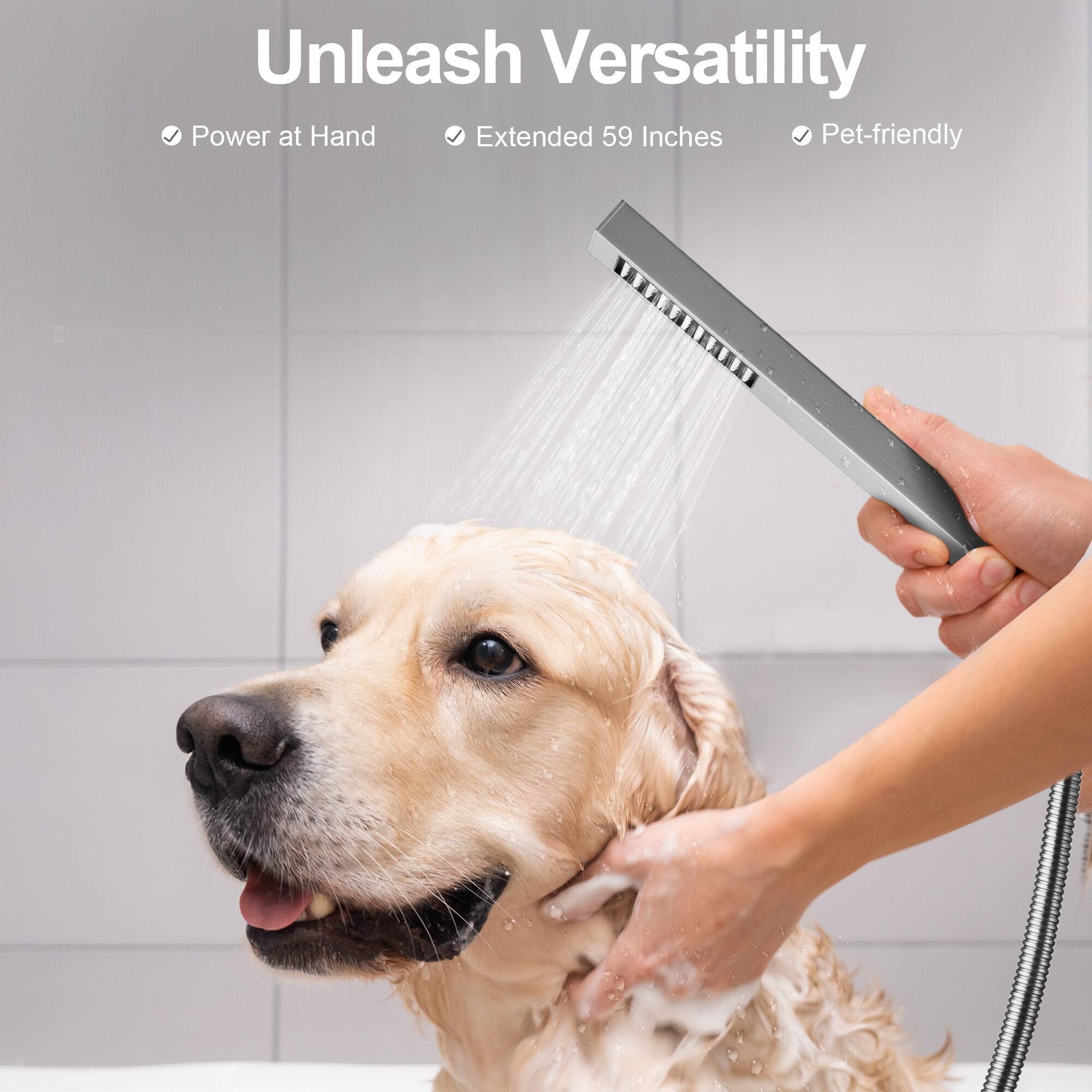 Unleash Versatility  
Power at Hand  
Extended 59 Inches  
Pet-friendly