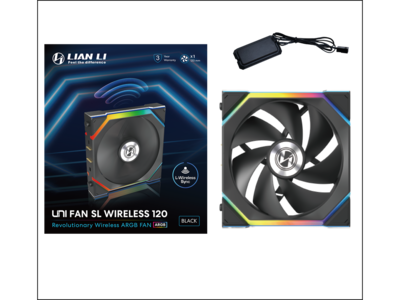 Lian Li UNI Fan SL Wireless 120mm ARGB Fan 2.4GHz Control Daisy Lian Li UNI Fan SL Wireless 120mm ARGB Fan 2.4GHz Control Daisy
