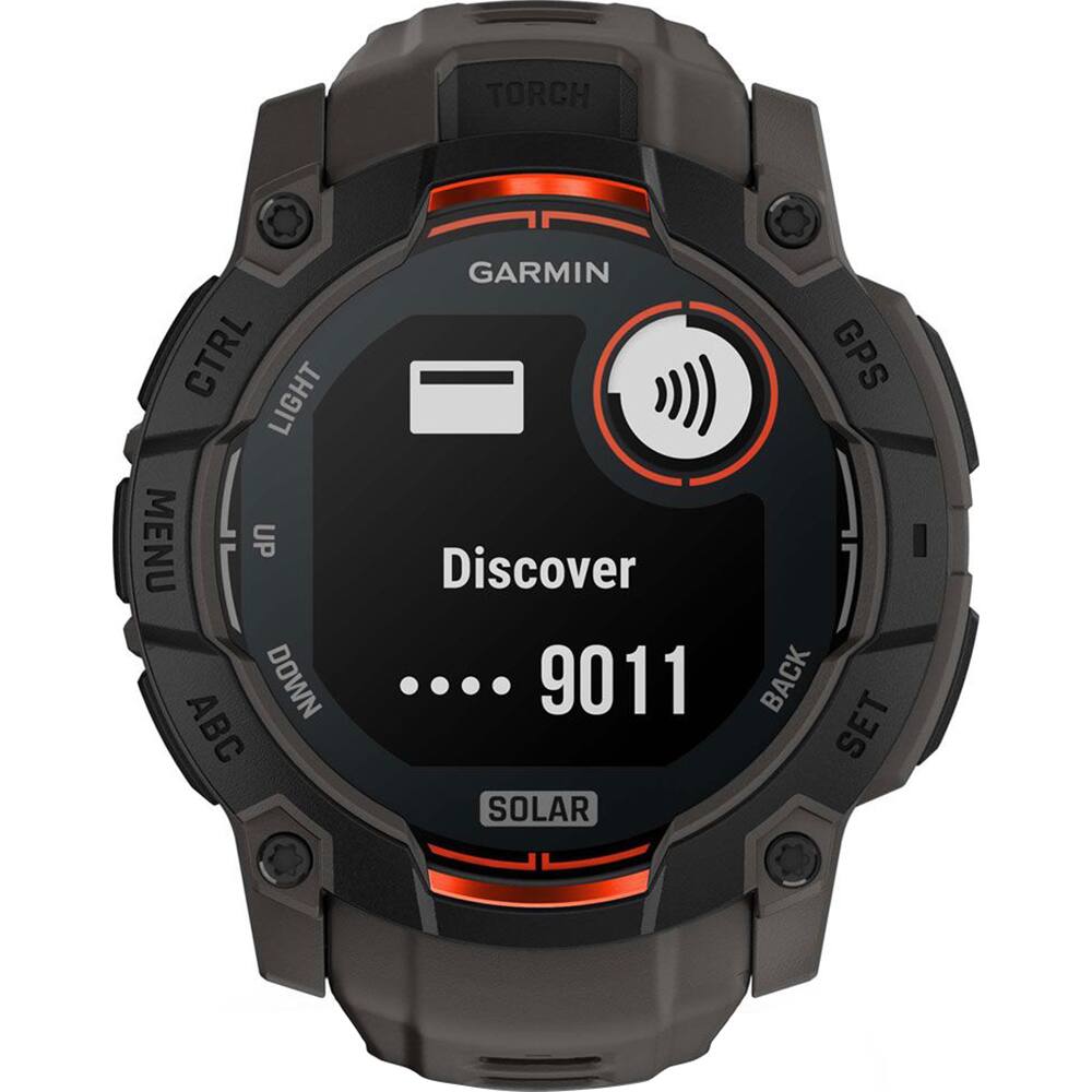 TORCH  
CTRL LIGHT MENU UP DOWN ABC  
GARMIN  
Discover  
9011  
SOLAR GPS BACK SET