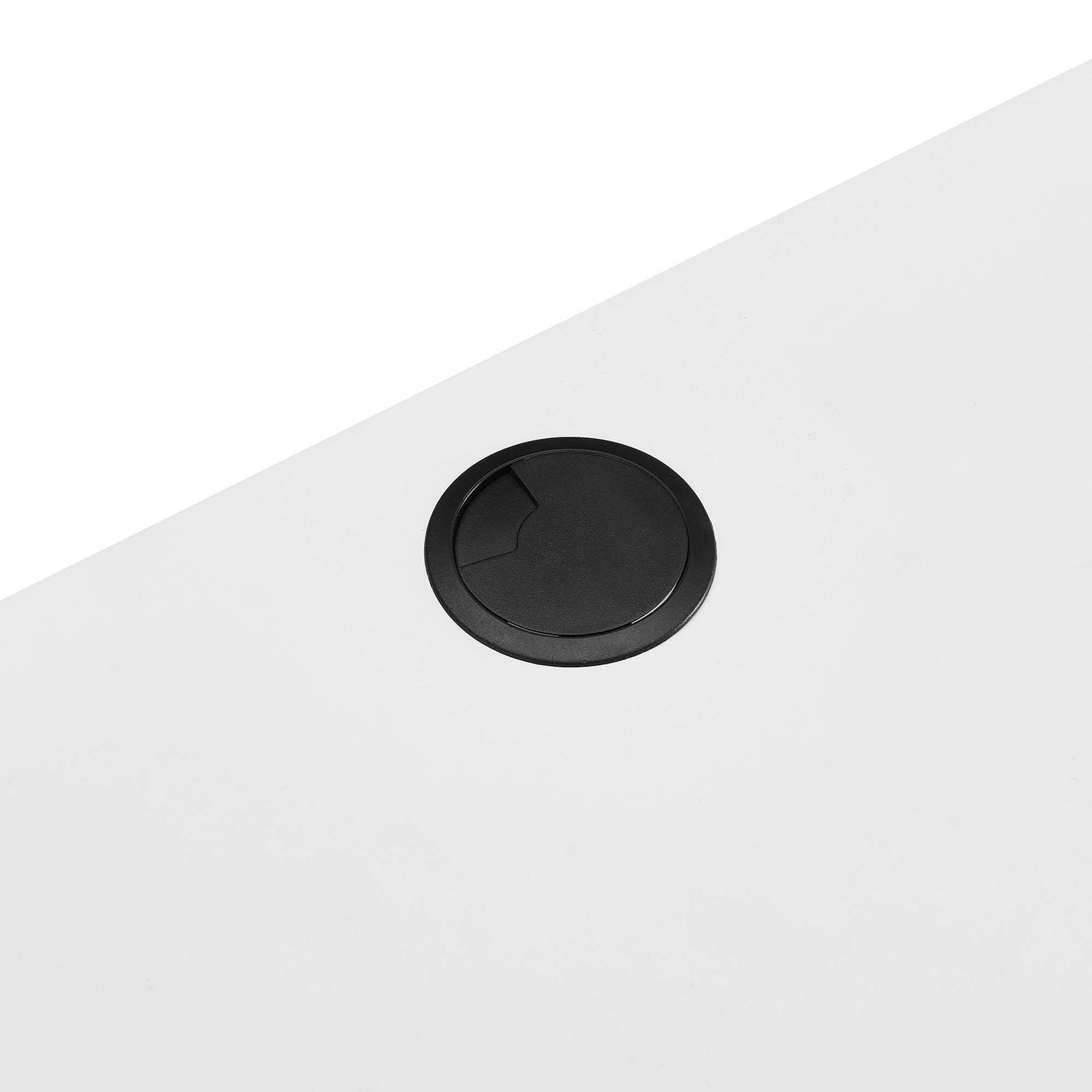 Alt View 6. Modway - Render Wall Mount Wood Office Desk by Modway - White.