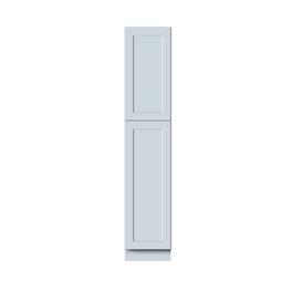 Boyel Living - 18in.W x27in.D x90in.H DOVE GREY TALL PANTRY CABINET Fully assembled Cabinet With Two HDF Doors - Gray