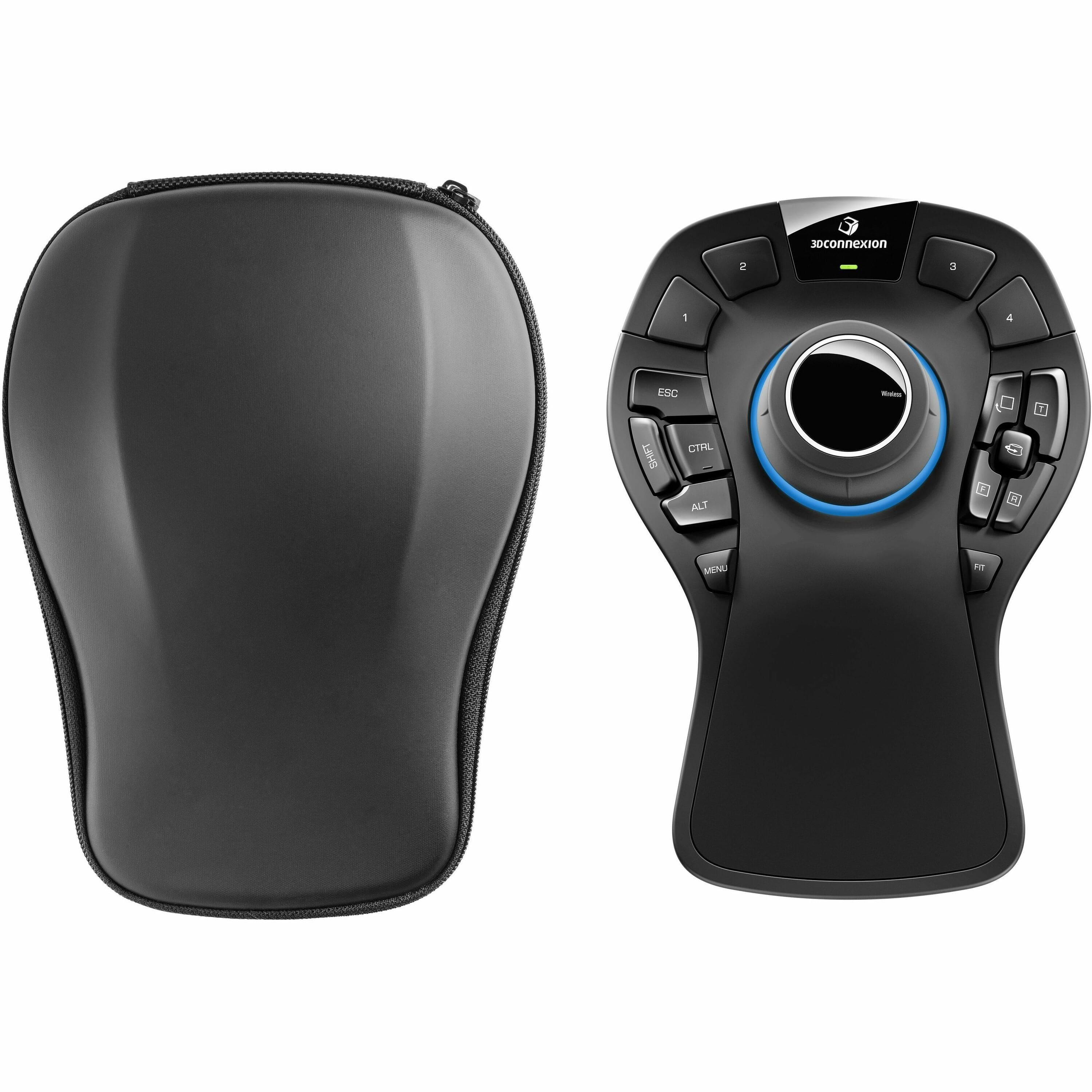 3Dconnexion - SpaceMouse Pro Wireless 3D Mouse - Wired - Black