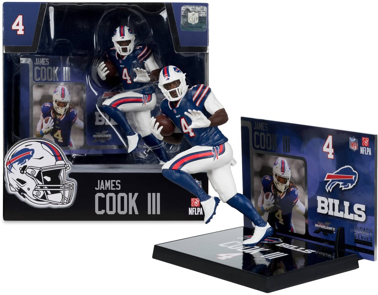 "McFarlane Toys - McFarlane SportsPicks - NFL - James Cook (Buffalo Bills) 7"" Posed Figure - COLLECTIBLES - Multicolor" price history on PriceWatchPro