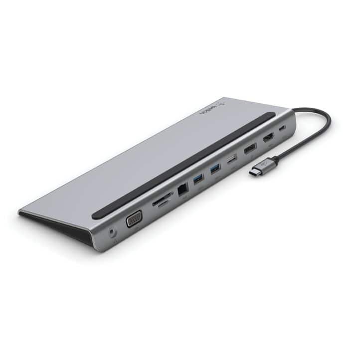 Belkin - Connect USB-C 11-in-1 Multiport Dock - Silver