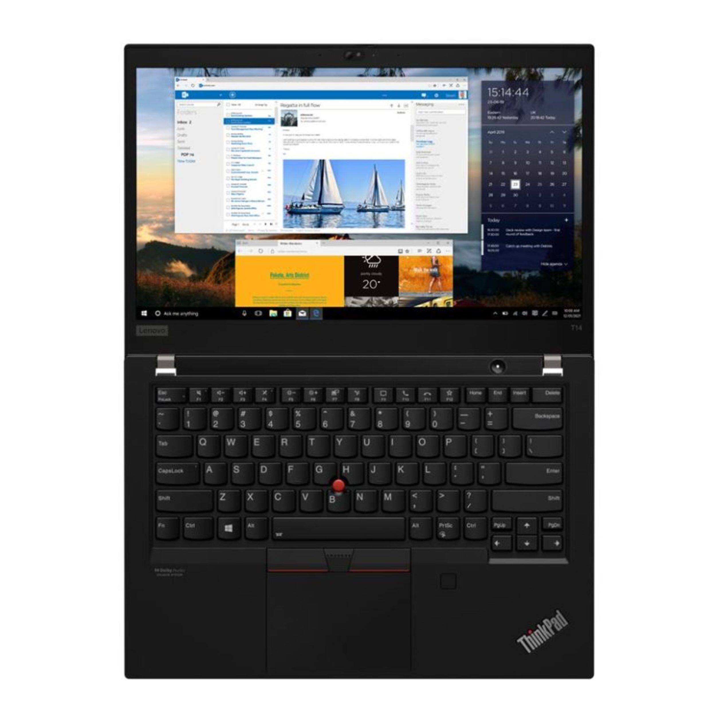 Front. Lenovo - ThinkPad 14" FHD (1920x1080) IPS 300nits Anti-glare Laptop Intel Core i5-1145G7 256GB SSD.