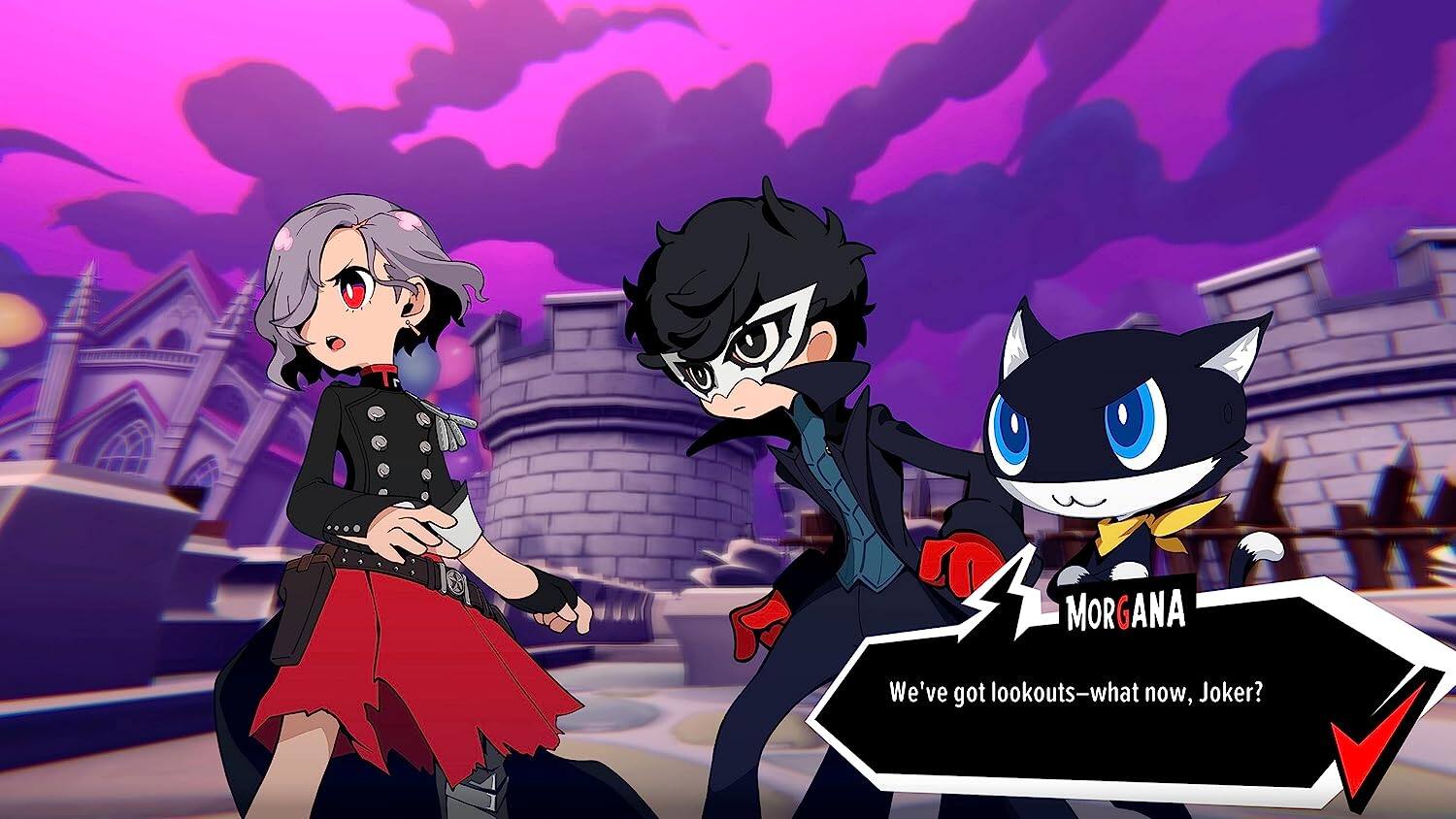 MORGANA: We've got lookouts—what now, Joker?
