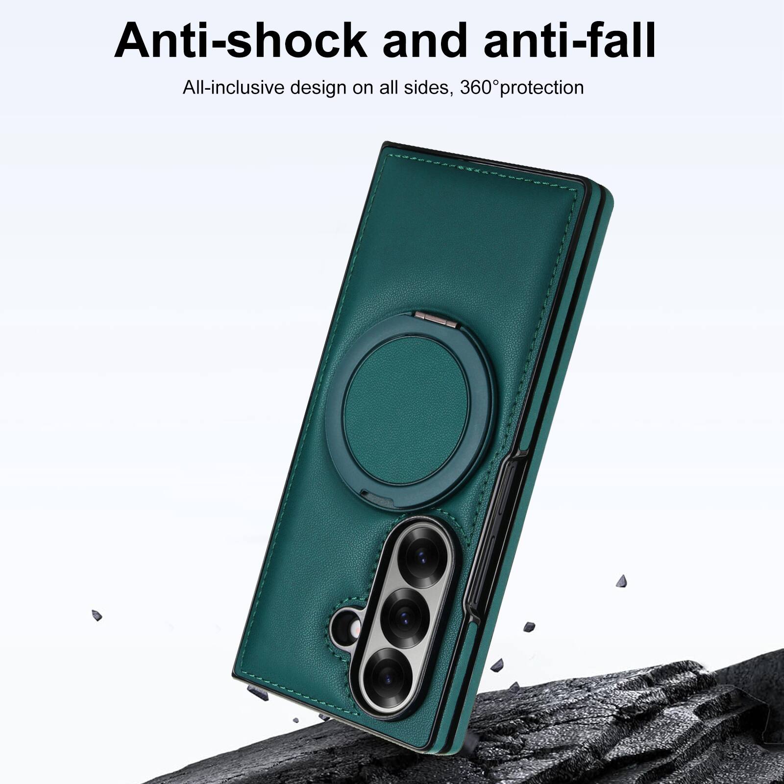Anti-shock and anti-fall  
All-inclusive design on all sides, 360° protection