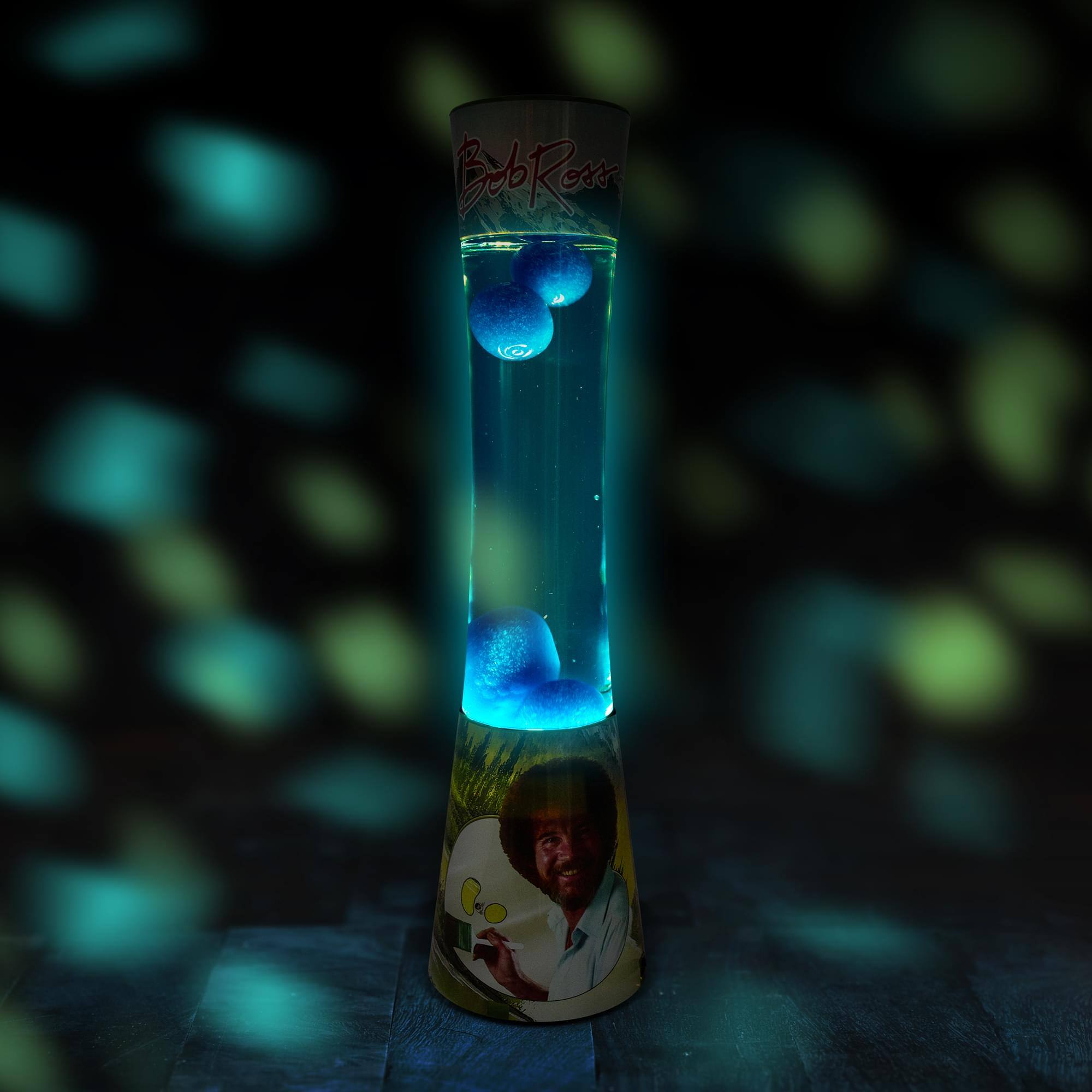 Alt View 1. Toynk - Bob Ross Mountain Retreat Motion Mood Light | 16 Inches - Blue.