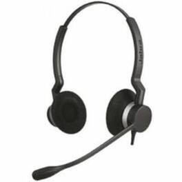 Jabra - Biz 2300 Headset - Stereo - Quick Disconnect - Wired - On-ear, Over-the-head - Binaural - Supra-aural - Noise - Black