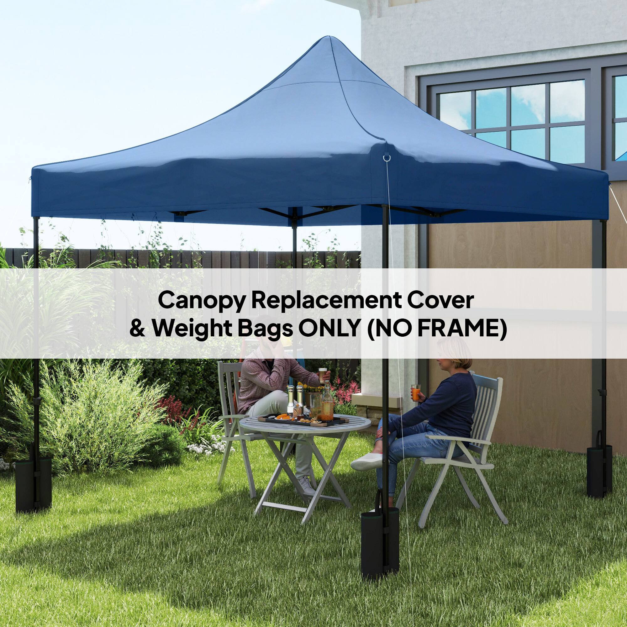 Canopy Replacement Cover & Weight Bags ONLY (NO FRAME)