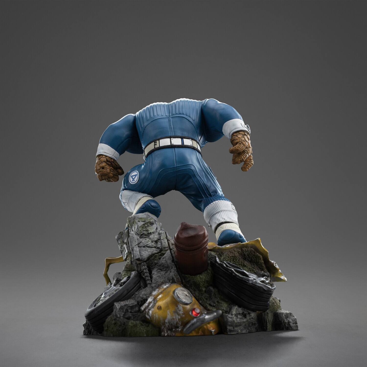 Alt View 3. Iron Studios - Iron Studios - The Fantastic Four: First Steps - Art Scale 1/10 - The Thing Statue   - Collectibles - Multicolor.