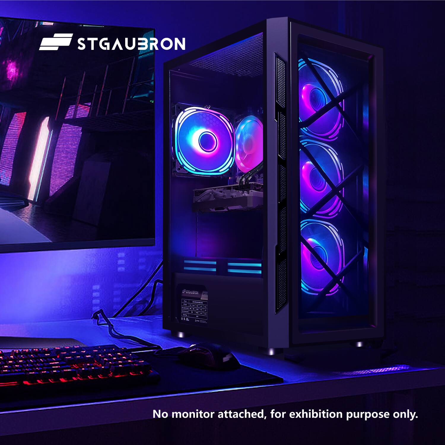 STGAUBRON

No monitor attached, for exhibition purpose only.