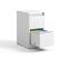 Front. Mirfee - 2-Drawer Vertical File Cabinet with Lock, for A4/Legal/Letter Files - White.