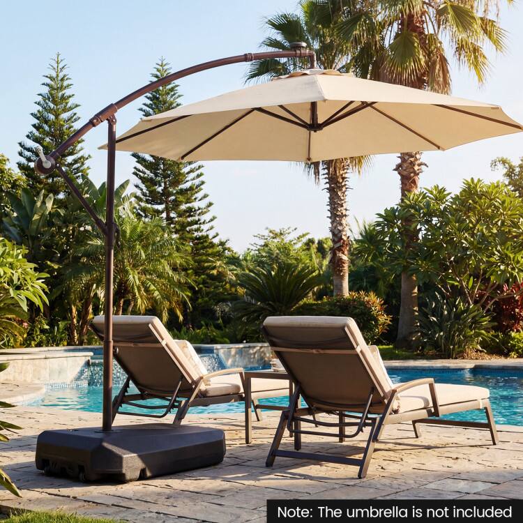 Note: The umbrella is not included