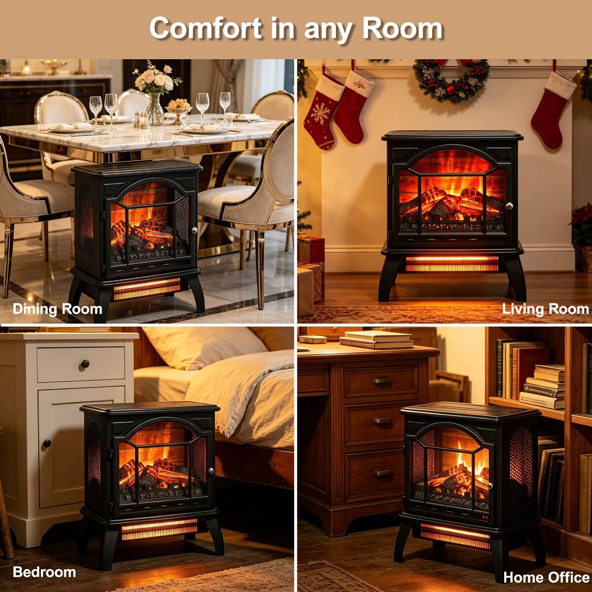 Comfort in any Room

Dining Room

Living Room

Bedroom

Home Office