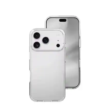 Front. Qixxronics - Qixxronics Phone Case for iPhone 17 Pro Protection Cover for iPhone 17 Pro Clear Mobile Cover - Clear.