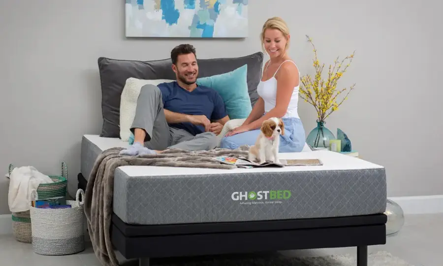Alt View 21. Ghostbed - Classic 11" Profile MF Mattress-Full - White.