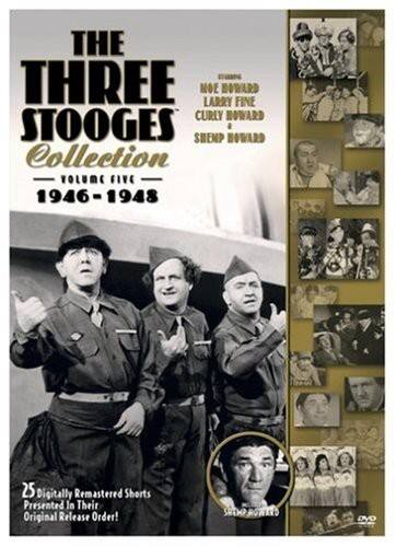 Front. The Three Stooges - The Three Stooges Collection: Volume 5: 1946-1948   - DVD.