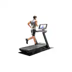 Front. NordicTrack - Treadmill Mat - Black.