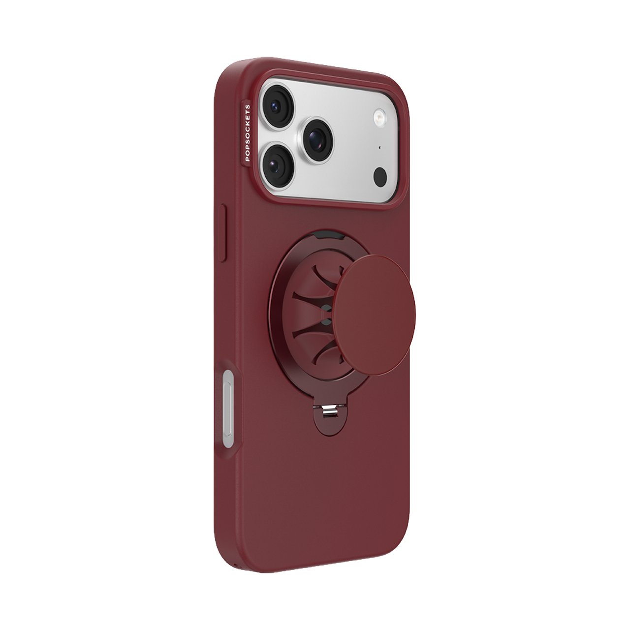 Back. PopSockets - Low Pro Case iPhone 18 Pro Max/17 Pro Max - Burgundy.