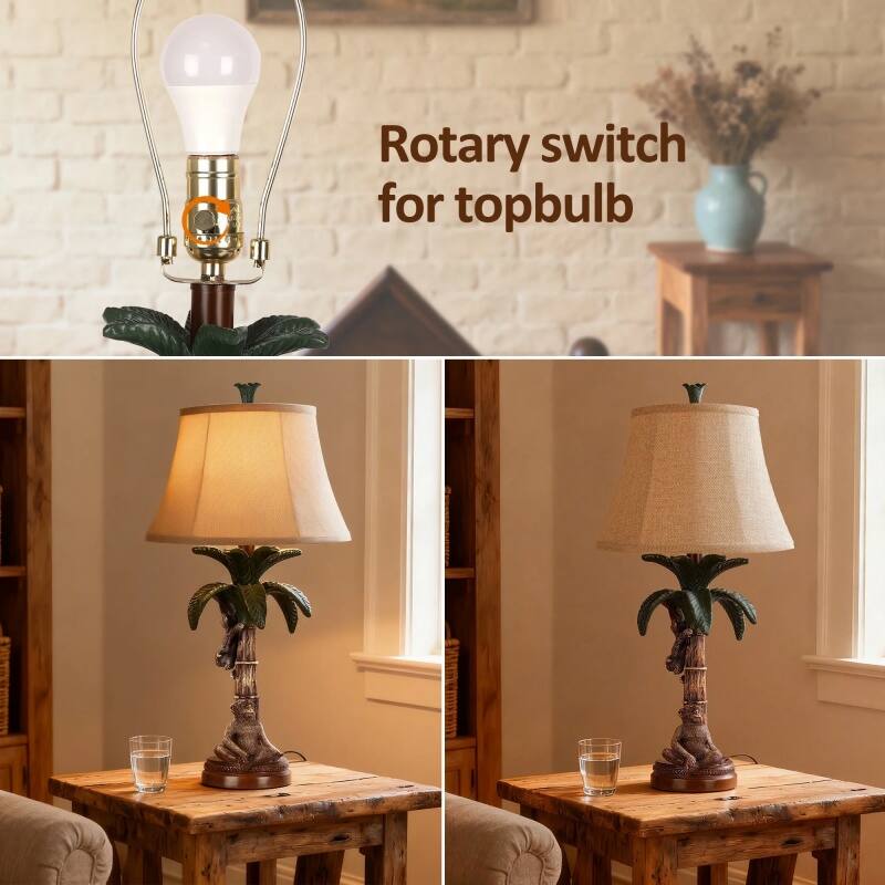 Rotary switch for topbulb