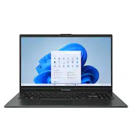 ASUS - Vivobook Go 15 15.6” FHD Laptop with AMD Ryzen 5 40, AMD Radeon Graphics, 8GB RAM, 512GB SSD, Mixed Black