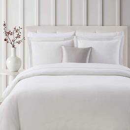Bibb Home - 3-Piece Heavyweight Flannel Duvet Cover Set - White