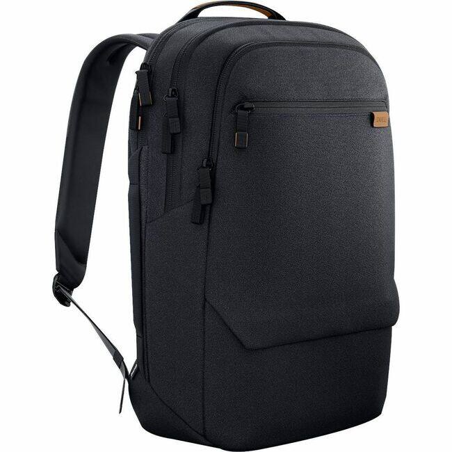 Front. Dell - Dell EcoLoop Premier CP7625 Carrying Case (Backpack) for 14" to 16" Dell Notebook - Black - Impact Resistant, Scratch - Black.