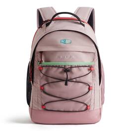Bagsmart - Focus 26L Laptop Backpack Water-Resistant Daypack with 15.6 Inch Laptop & iPad Sleeves for School Work Travel - Pink