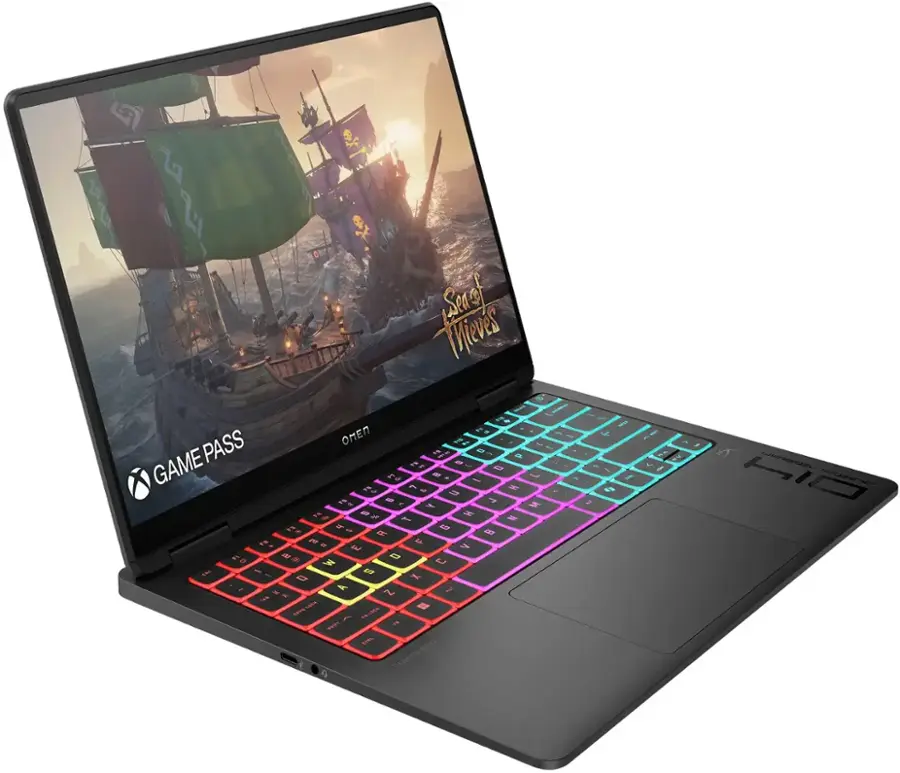 The text on the image reads:

"GAME PASS XBOX ONE X 17.5 inch 4K UHD Gaming Laptop with RGB Keyboard and Windows 10 Home (Intel Core i7-10750H, NVIDIA GeForce GTX 1660 Ti, 16GB RAM, 512GB SSD, Wi-Fi, Bluetooth, HDMI, USB Type-C, Windows Hello, Fingerprint Reader) (Xbox Game Pass Ultimate)"