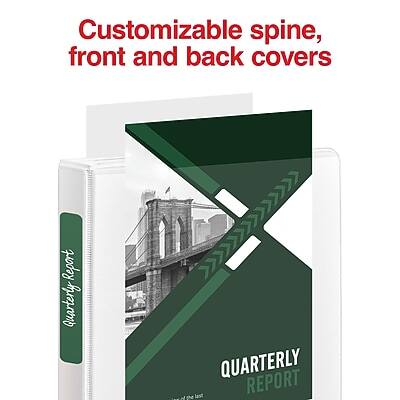 Customizable spine, front and back covers

QUARTERLY REPORT

Quarterly Report