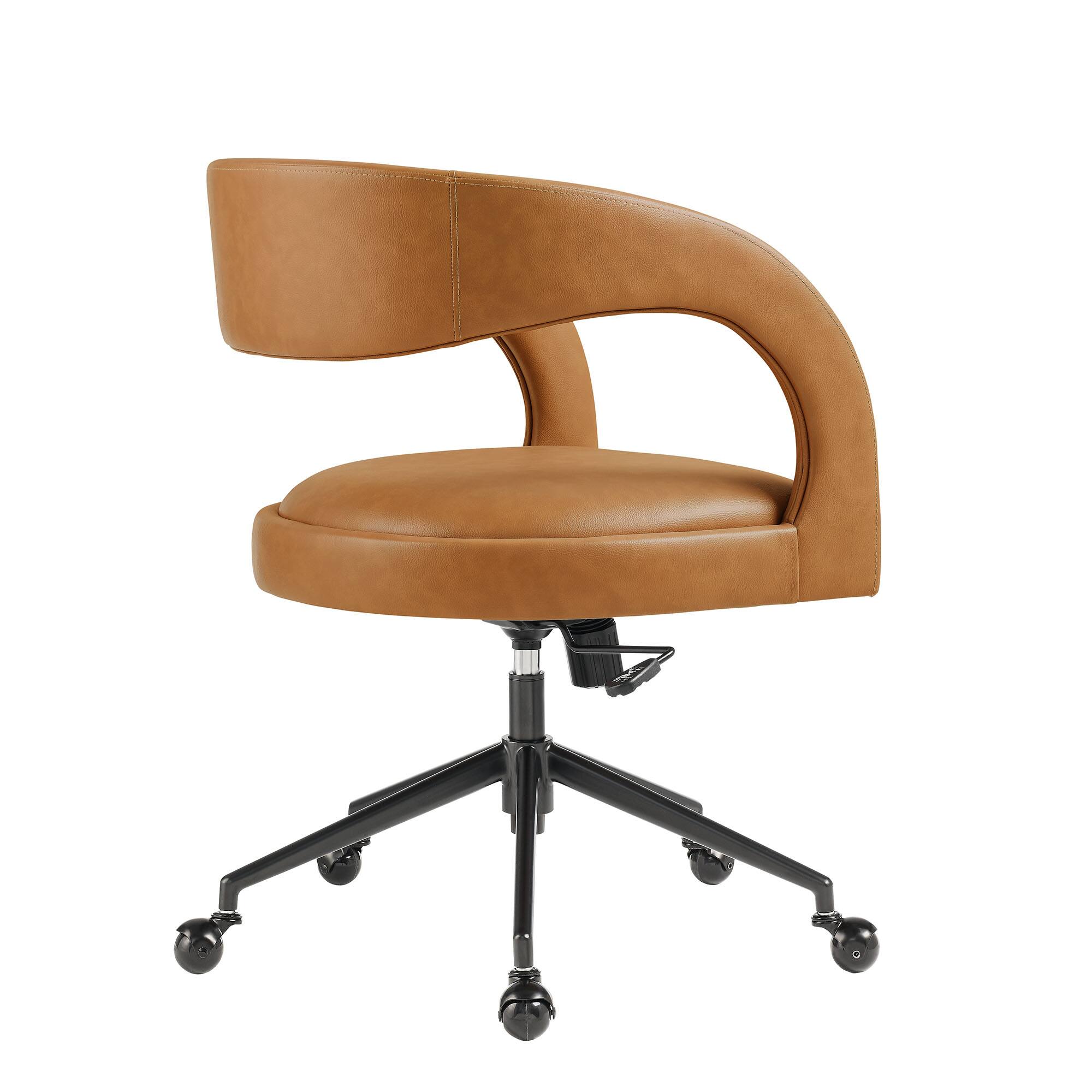 Alt View 1. Modway - Pinnacle Vegan Leather Office Chair by Modway - Tan.