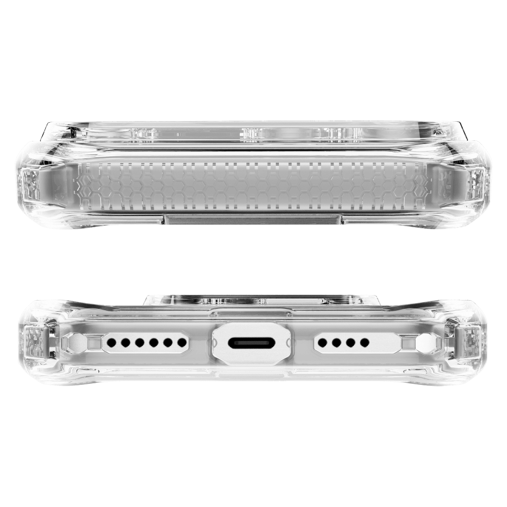 Alt View 2. Itskins - HYBRID R // CLEAR MagSafe Case for Apple iPhone 18 Pro Max / 17 Pro Max - Clear.