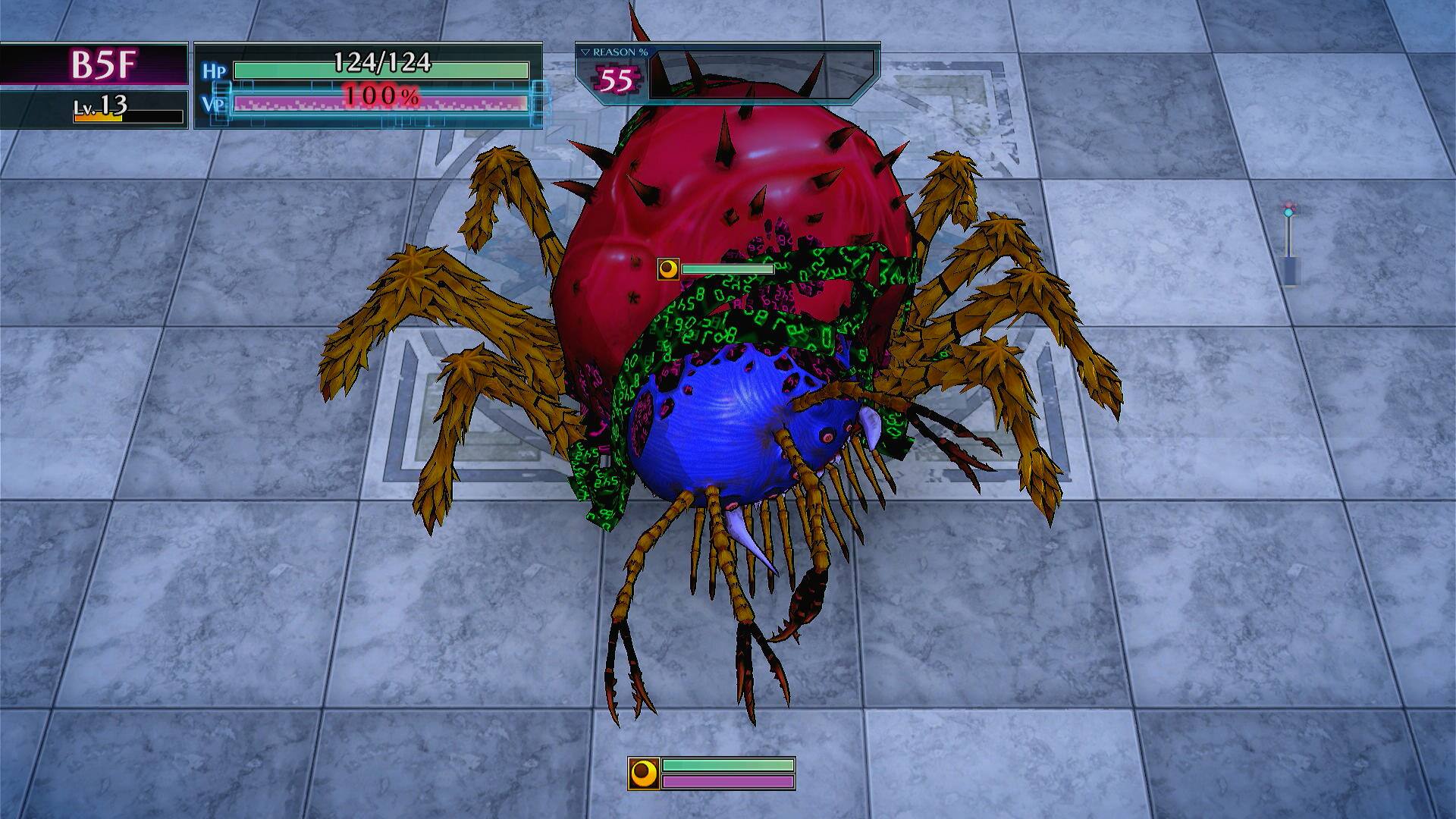B5F Lv. 13 HP VP 124/124 100% REASON % 55 9 S go  S C 8 O 0 249 AS S 7 90.59 9 C 8 3 5 L 2 rob 8 3 0