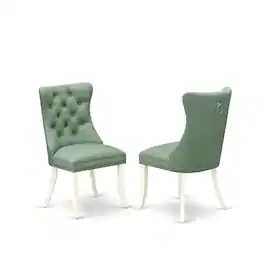 East West Furniture - Parson Chairs - White