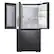 Alt View 14. Samsung - 23 cu. ft. 4-Door Flex Counter Depth Smart Refrigerator with Family Hub - Black Stainless Steel.