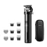Dreame - T3 Beard Trimmer for Men, Professional Grooming Kit with 9 Combs, High-Torque Motor, Dual Speed, LED Display - Black