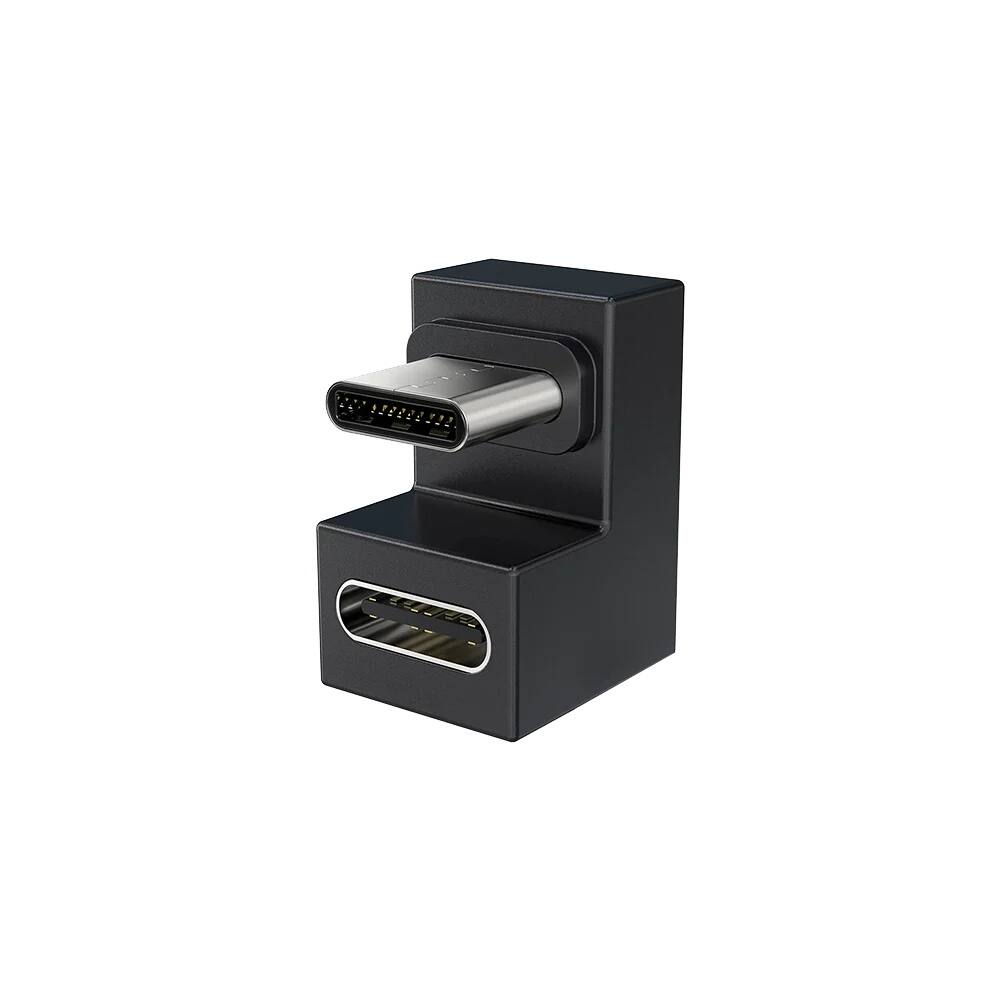 Front. UPERFECT - UPERFECT USB-C to USB-A Adapter, 180° U-Shape, 4K/144Hz 10Gbps, Laptop Monitor.