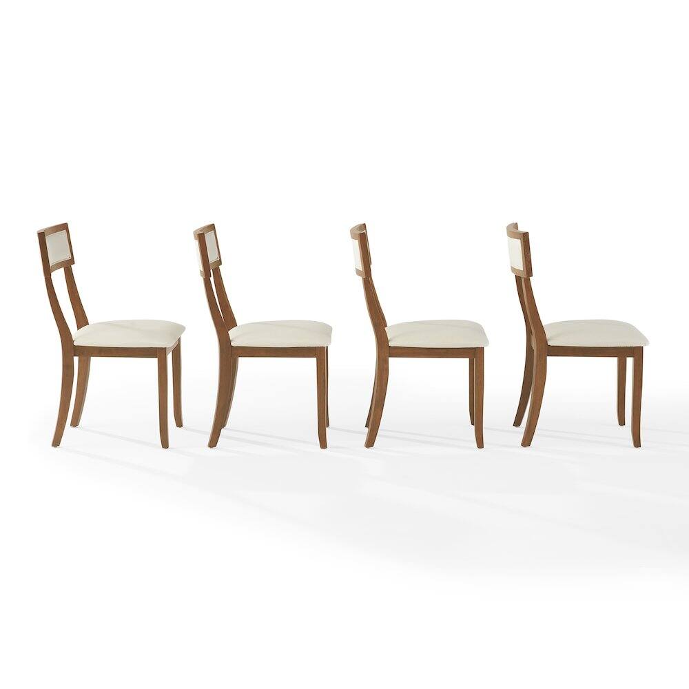 Alt View 2. Crosley Furniture - Alessia 4-Piece Dining Chair Set In Brown - Brown.