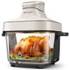 Front. AIRMSEN - AIRMSEN - Portable Glass Air Fryer, 400°F Max, 6.4QT Non-Toxic Glassware, 4 Preset Modes, Dishwasher-Safe - White.