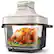 Front. AIRMSEN - AIRMSEN - Portable Glass Air Fryer, 400°F Max, 6.4QT Non-Toxic Glassware, 4 Preset Modes, Dishwasher-Safe - White.