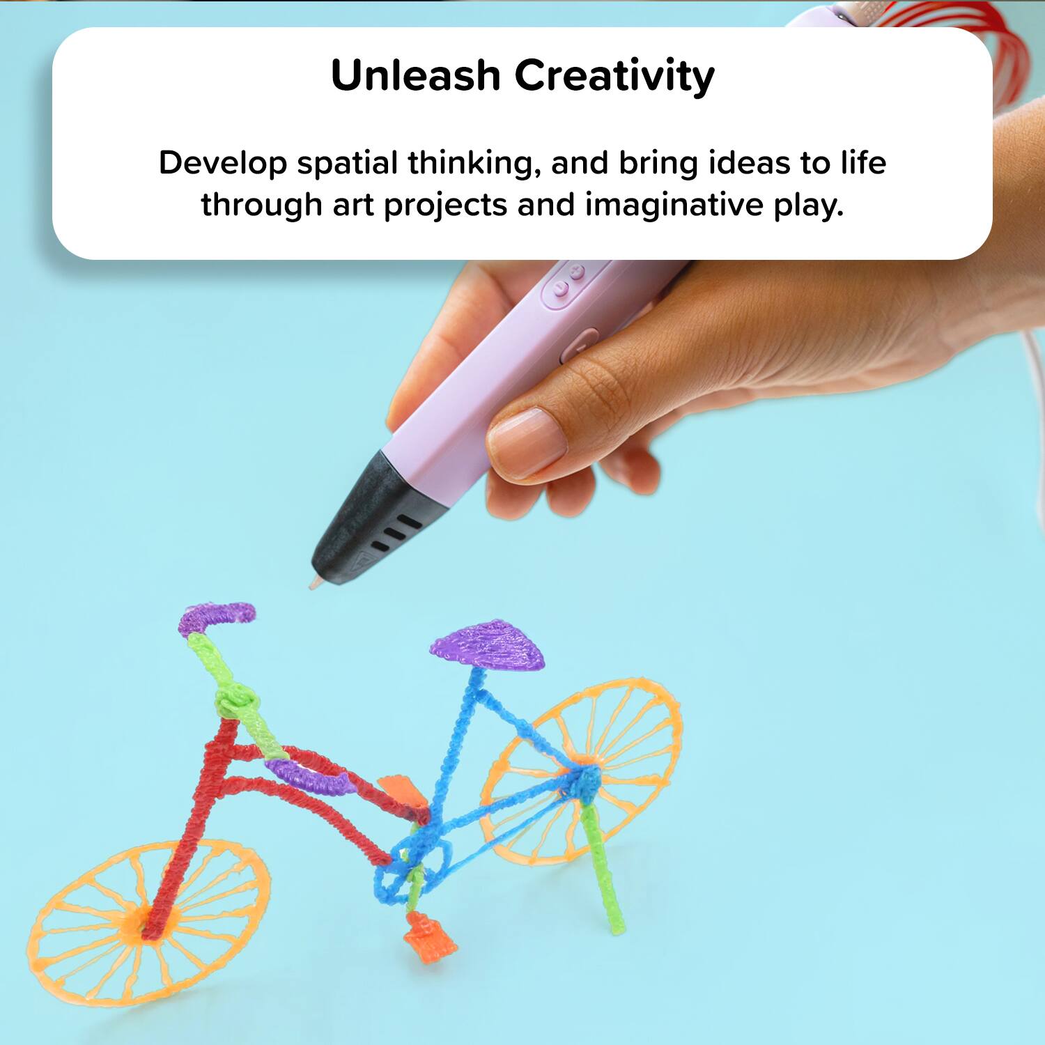 Unleash Creativity

Develop spatial thinking, and bring ideas to life through art projects and imaginative play.