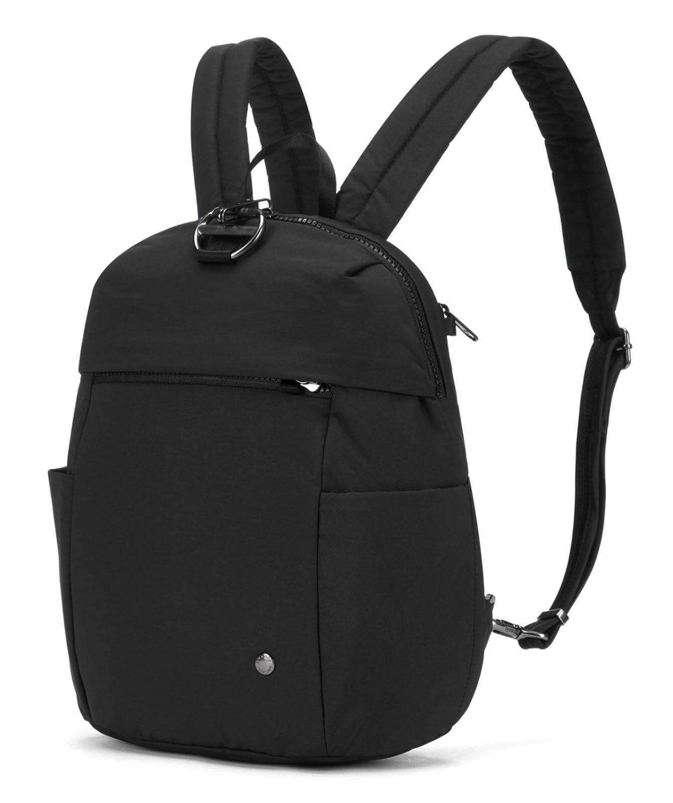 Angle. Pacsafe - CX Backpack Petite, Black - Black.